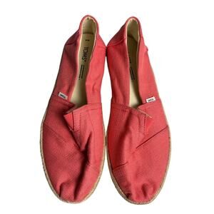 TOMS Alpargata Peach Pink Rope Shoe
